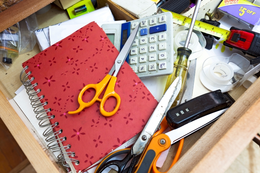 Is your junk drawer a mess that needs to be organized, or a safe haven where you can find items that your think are lost?